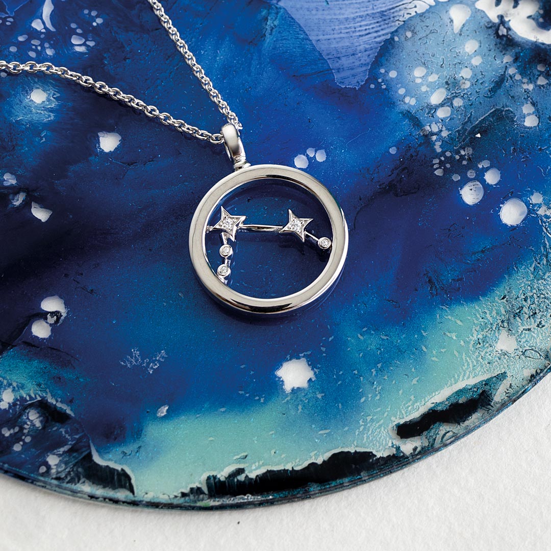 Kit Heath - Céleste Constellation Aries Necklace - Silver