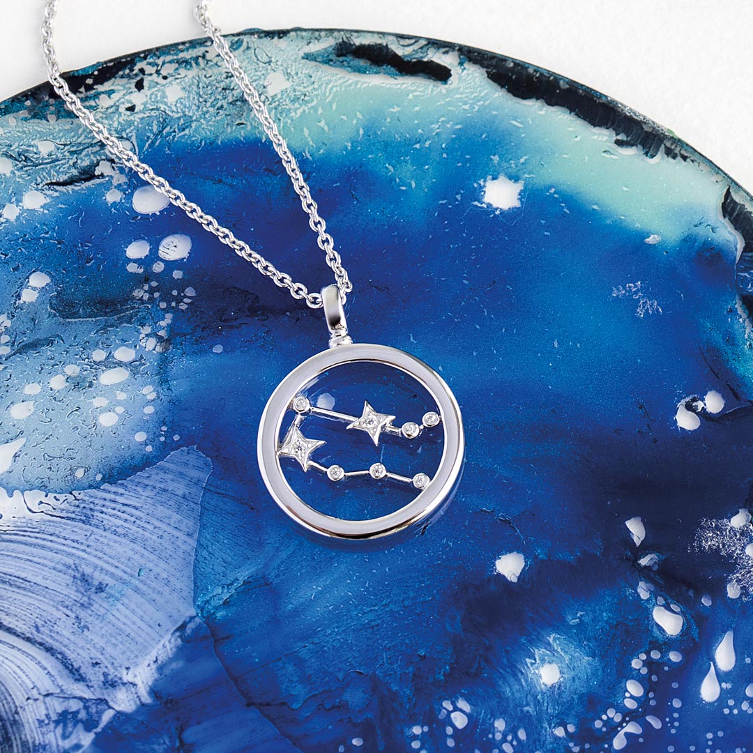 Kit Heath - Céleste Constellation Gemini Necklace - Silver