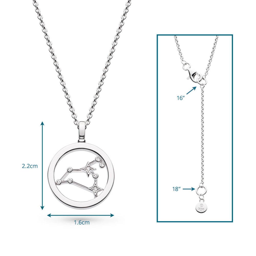 Kit Heath - Céleste Constellation Leo Necklace - Silver