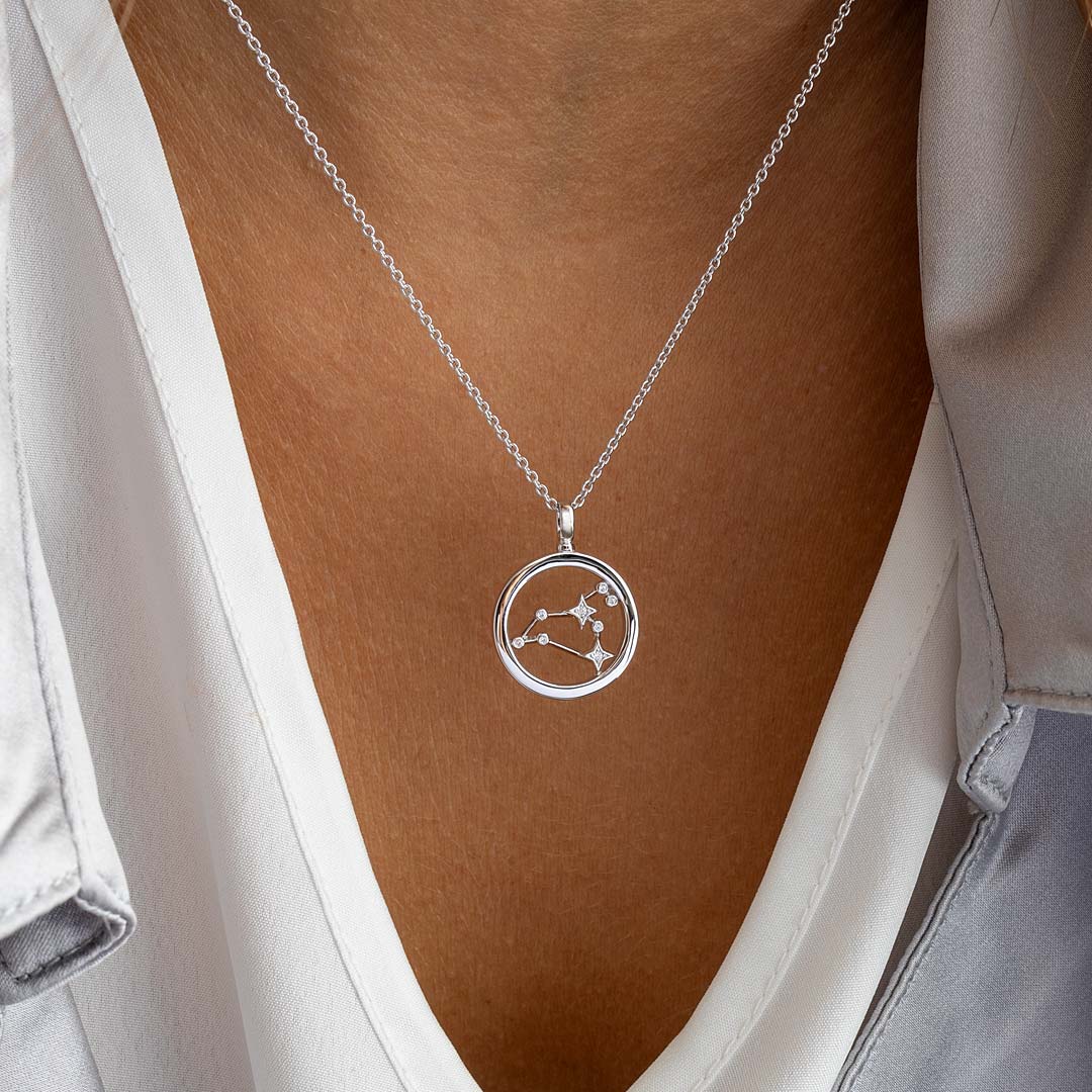 Kit Heath - Céleste Constellation Leo Necklace - Silver