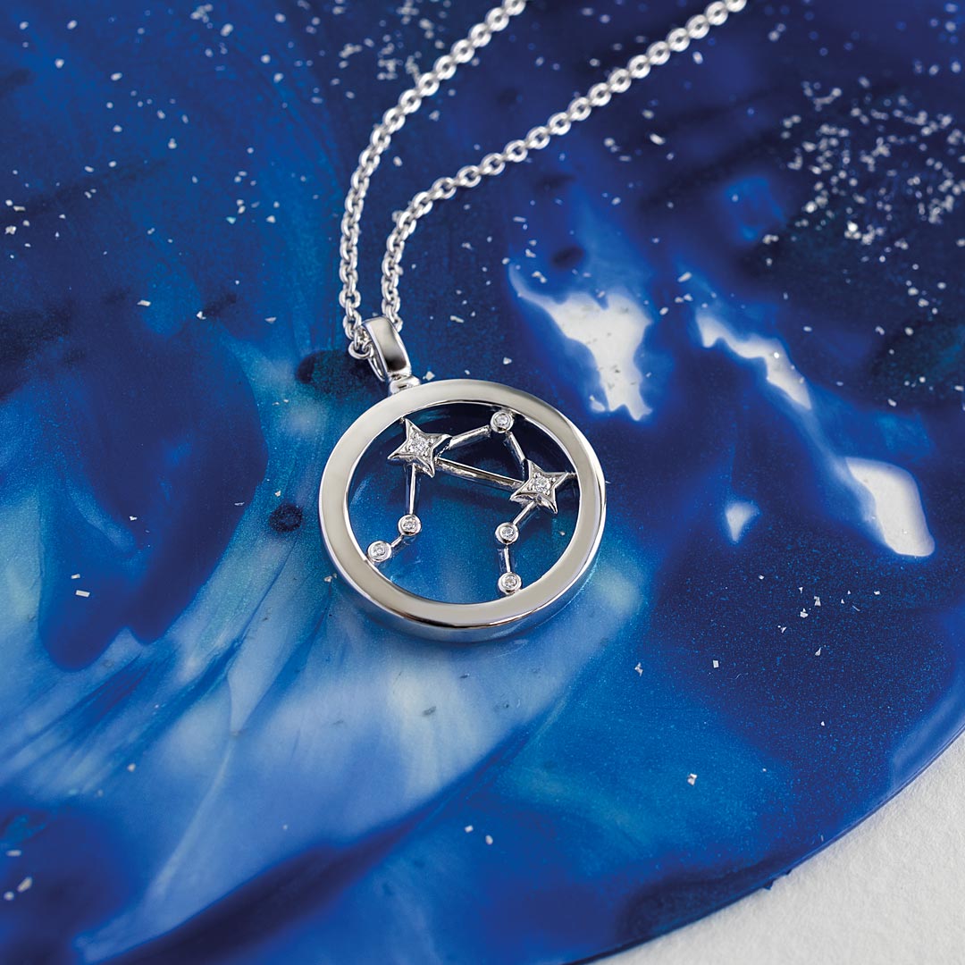 Kit Heath - Céleste Constellation Libra Necklace - Silver
