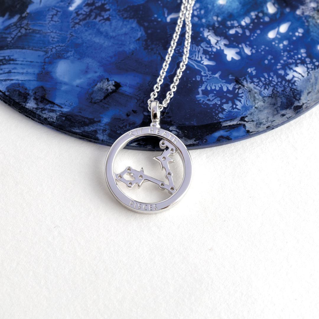 Kit Heath - Céleste Constellation Pisces Necklace - Silver