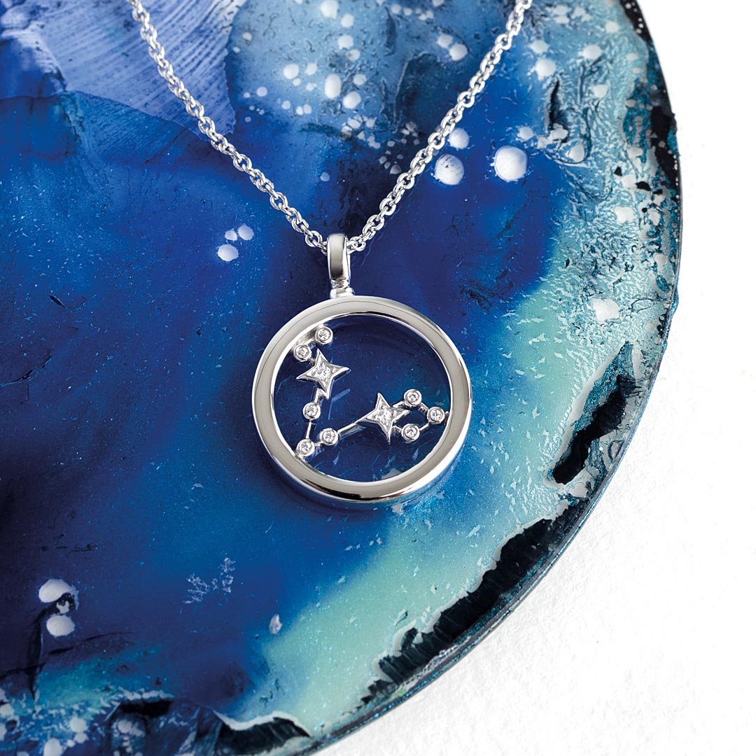 Kit Heath - Céleste Constellation Pisces Necklace - Silver