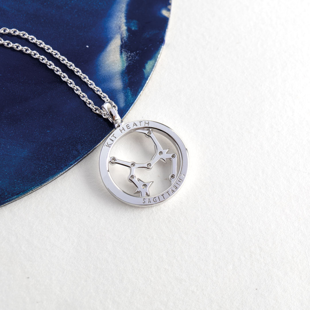 Kit Heath - Céleste Constellation Sagittarius Necklace - Silver