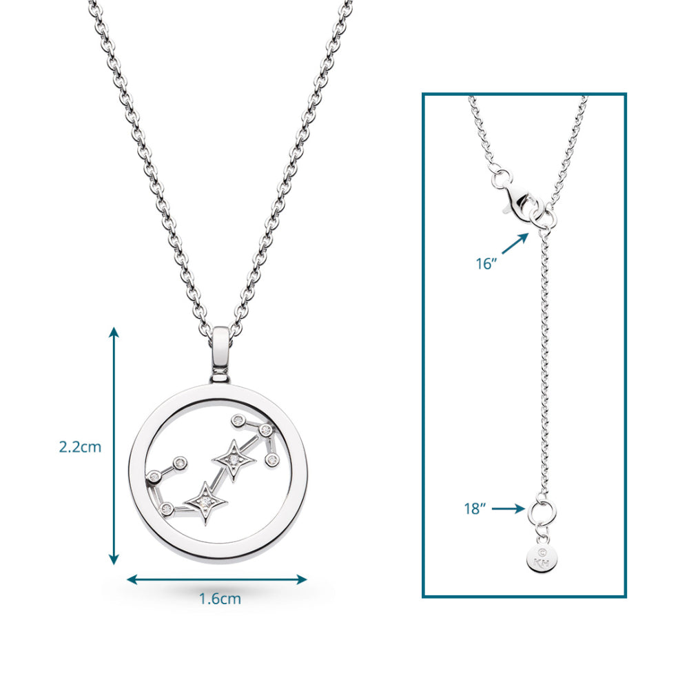 Kit Heath - Céleste Constellation Scorpio Necklace - Silver