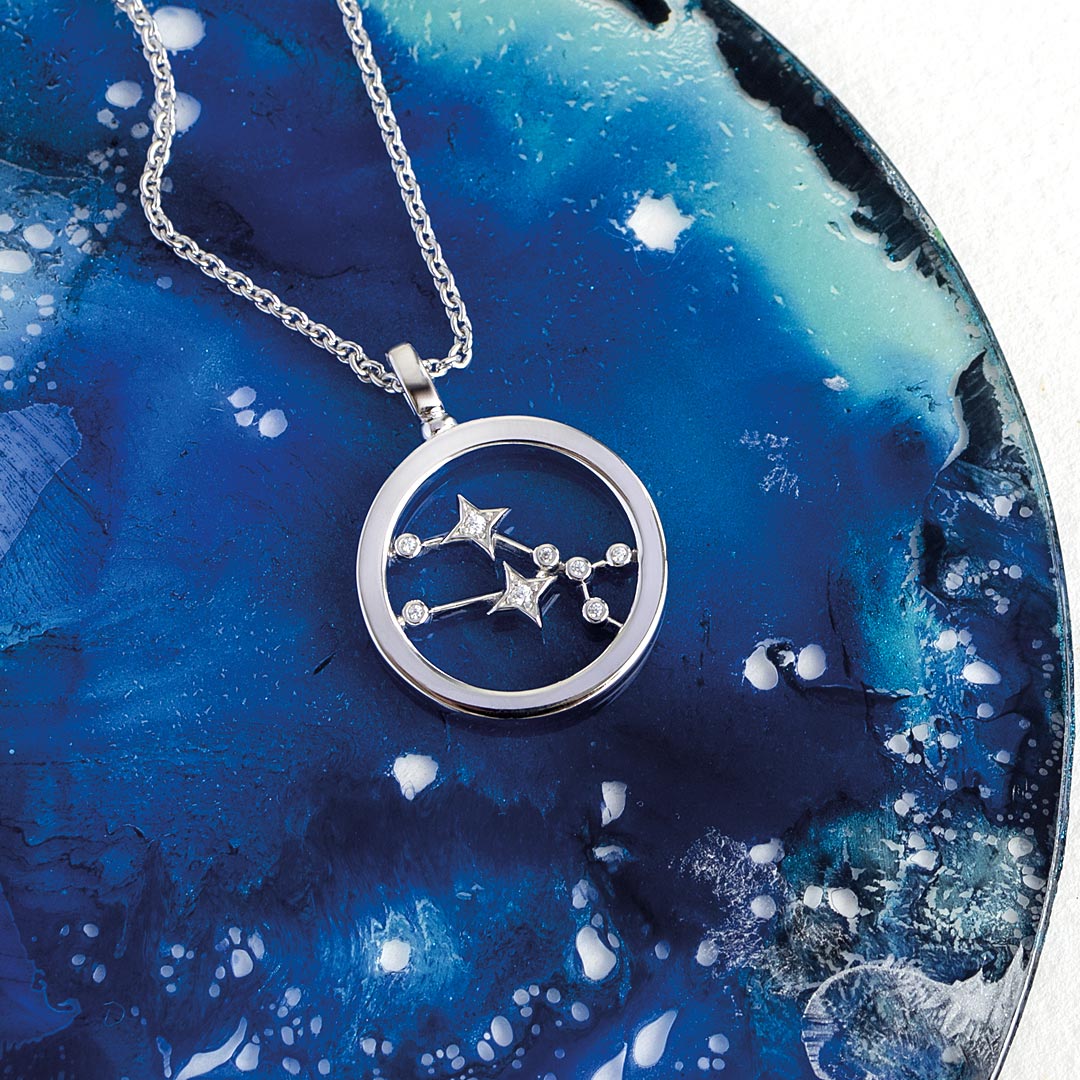 Kit Heath - Céleste Constellation Taurus Necklace - Silver