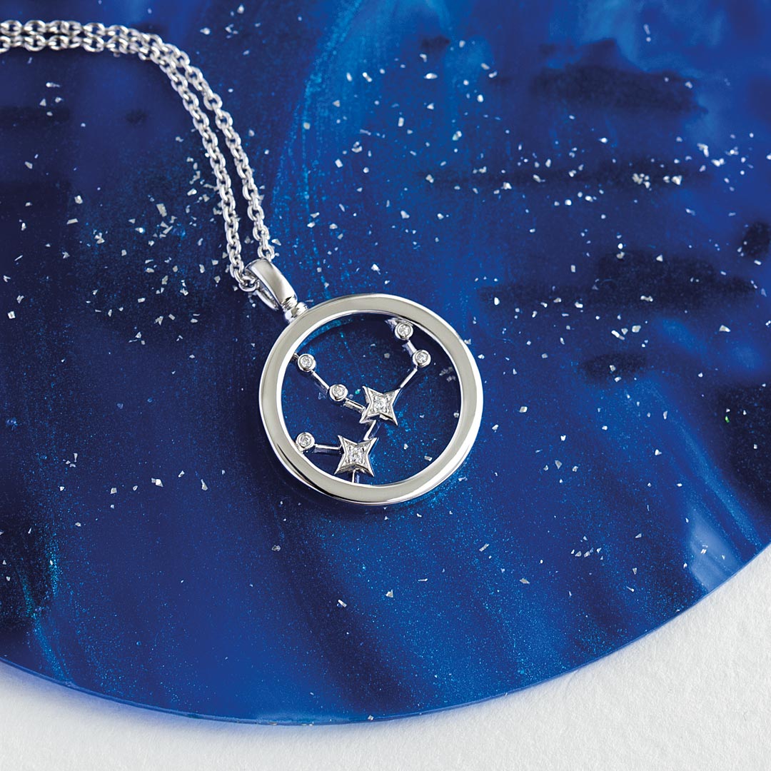 Kit Heath - Céleste Constellation Virgo Necklace - Silver