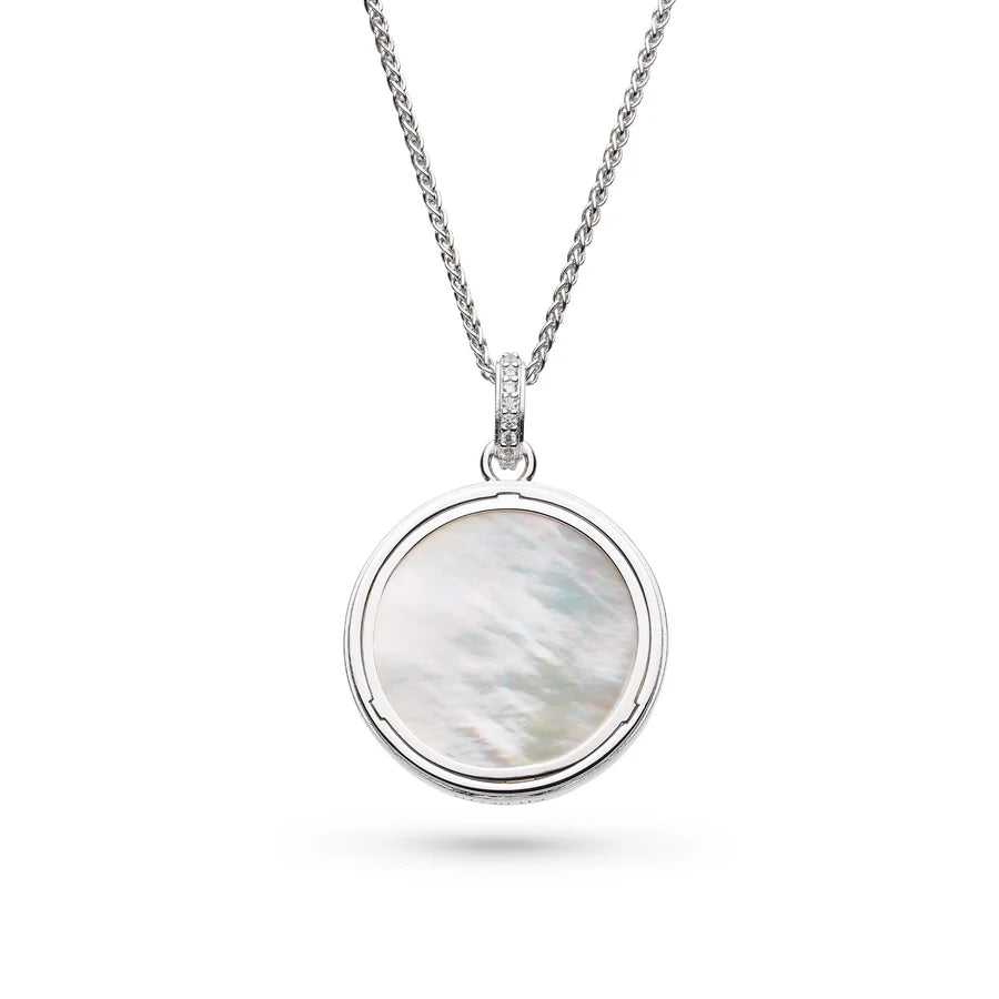 Kit Heath - Céleste Astoria Family Tree of Life Mother of Pearl Necklace - Silver