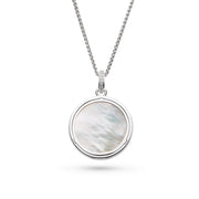 Kit Heath - Céleste Astoria Family Tree of Life Mother of Pearl Necklace - Silver