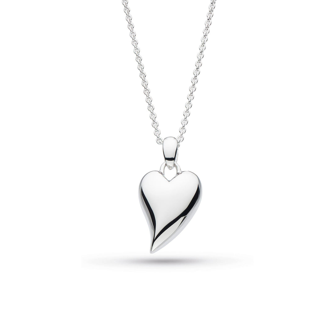 Kit Heath - Desire Cherish Midi Heart Necklace - Silver