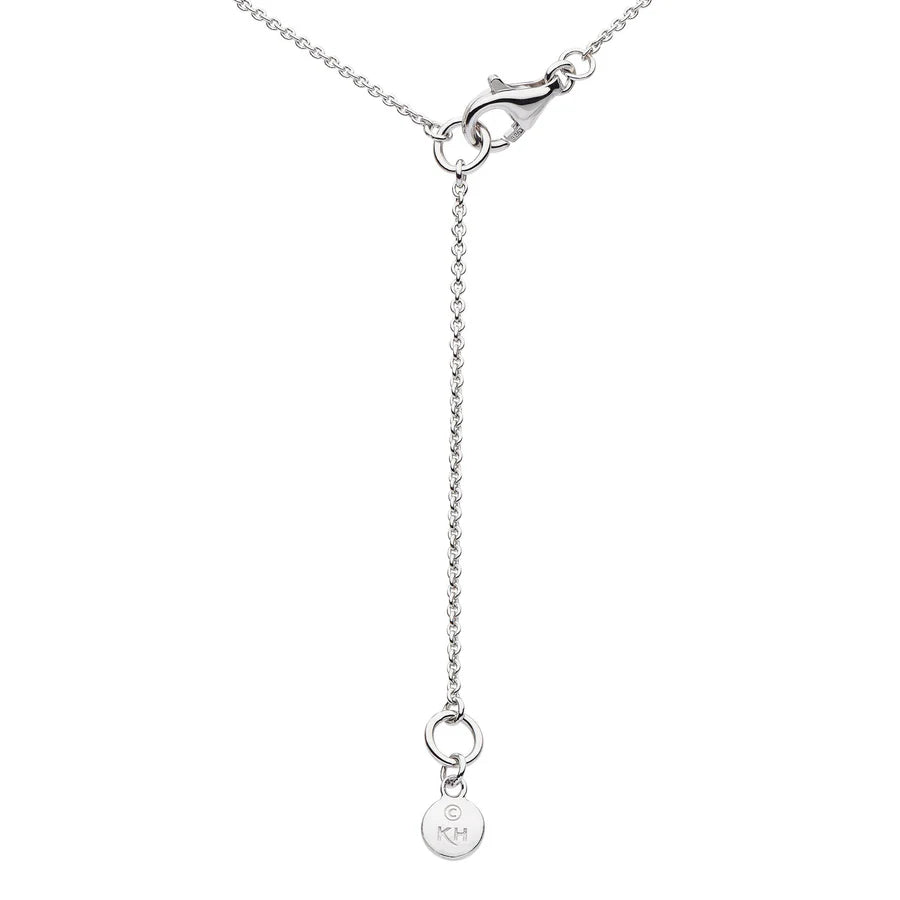 Kit Heath - Desire Love Story Golden Heart Necklace - Silver