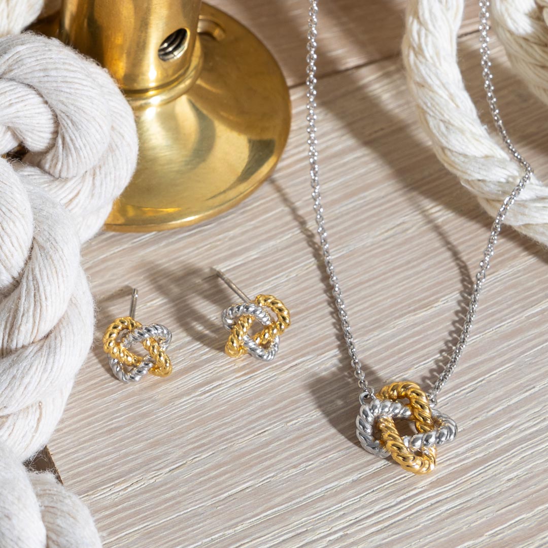 Kit Heath - Marina Rope Knot Golden Necklace - Gold