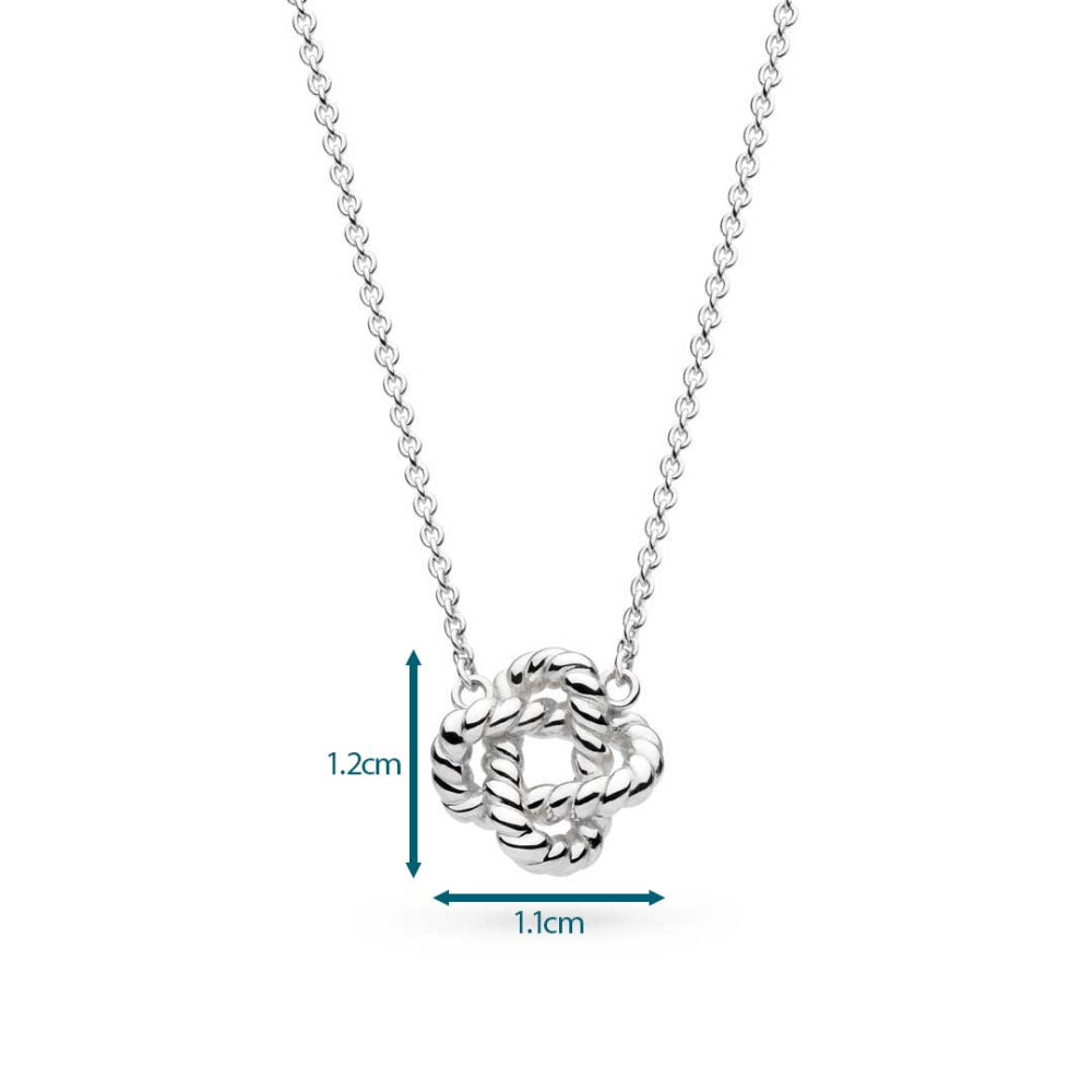 Kit Heath - Marina Rope Knot Necklace - Silver