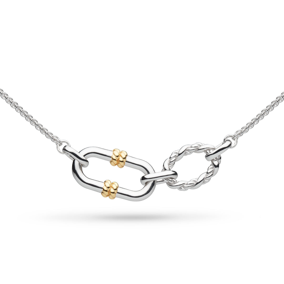 Kit Heath - Marina Rope Link Duo Golden Necklace - Gold