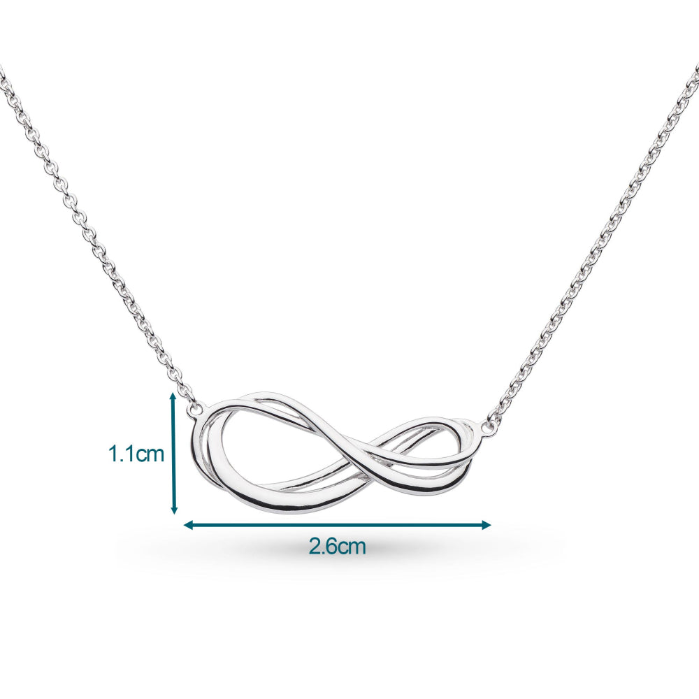 Kit Heath - Infinity Necklace - Silver