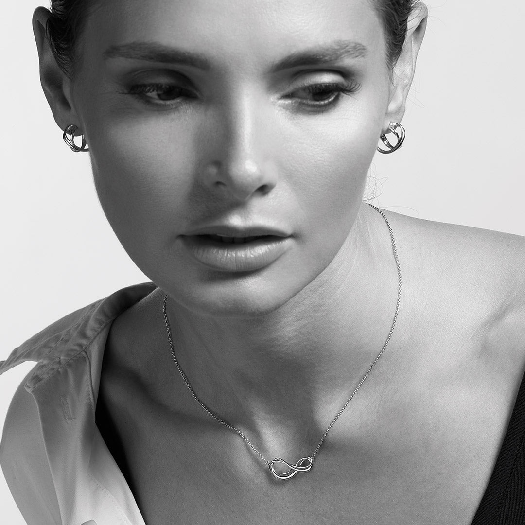 Kit Heath - Infinity Necklace - Silver