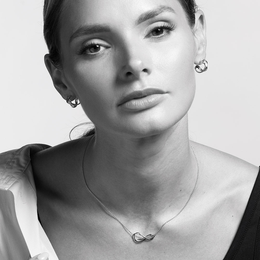 Kit Heath - Infinity Necklace - Silver