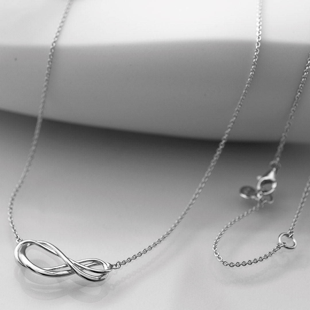 Kit Heath - Infinity Necklace - Silver