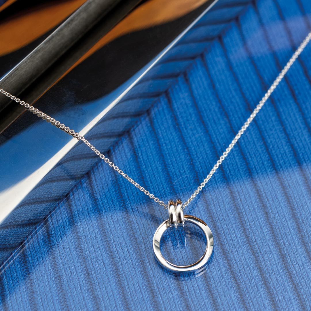 Kit Heath - Bevel Unity Necklace - Silver