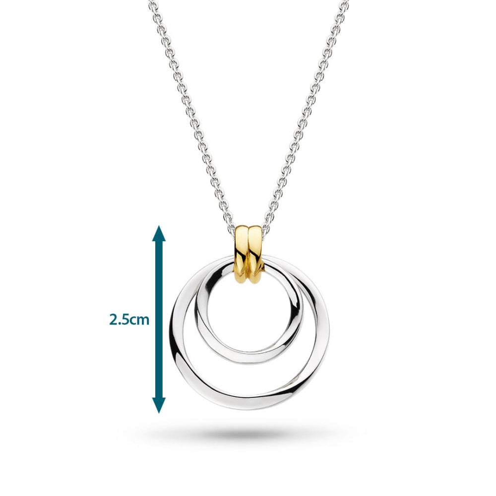Kit Heath - Bevel Unity Golden Duo Necklace - Gold