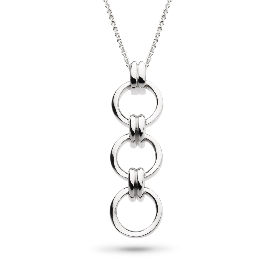 Kit Heath - Bevel Unity Trio Necklace - Silver