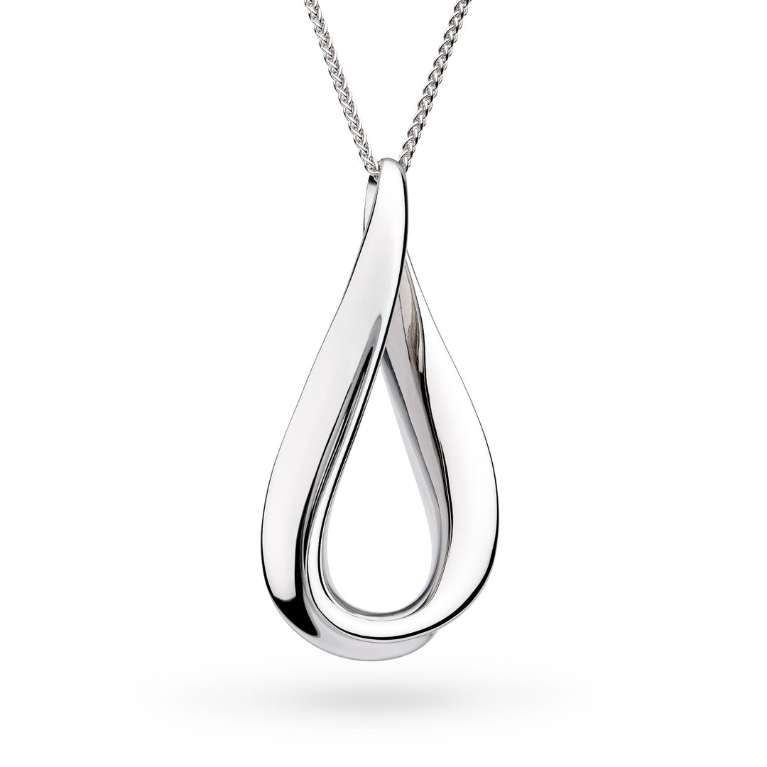 Kit Heath - Serenity Loop Grande Slider Necklace - Silver