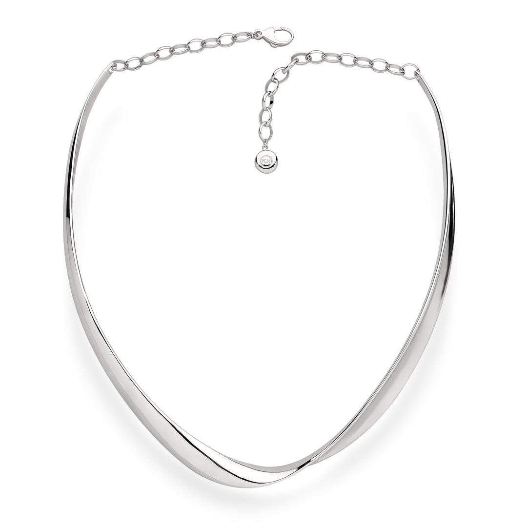 Kit Heath - Serenity Grande Collar Necklace - Silver