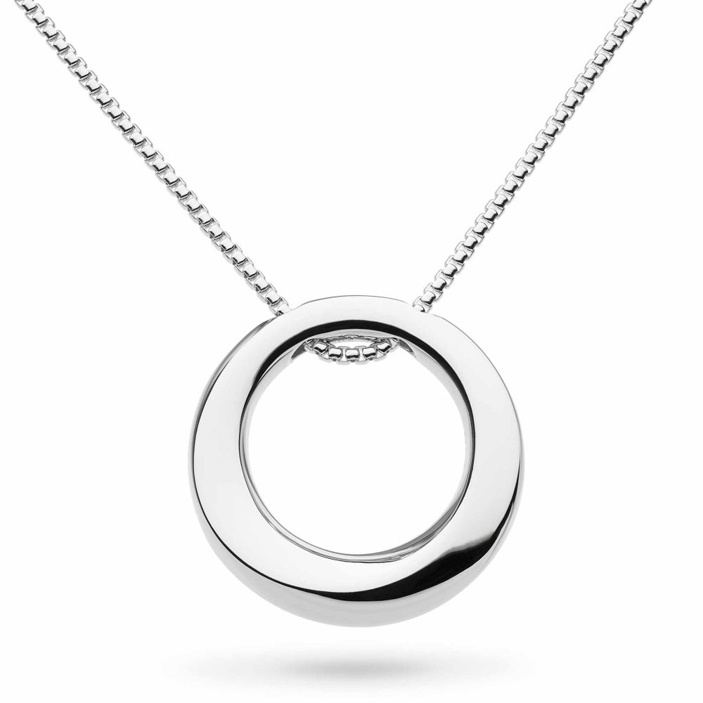 Kit Heath - Bevel Cirque Pavé Necklace - Silver