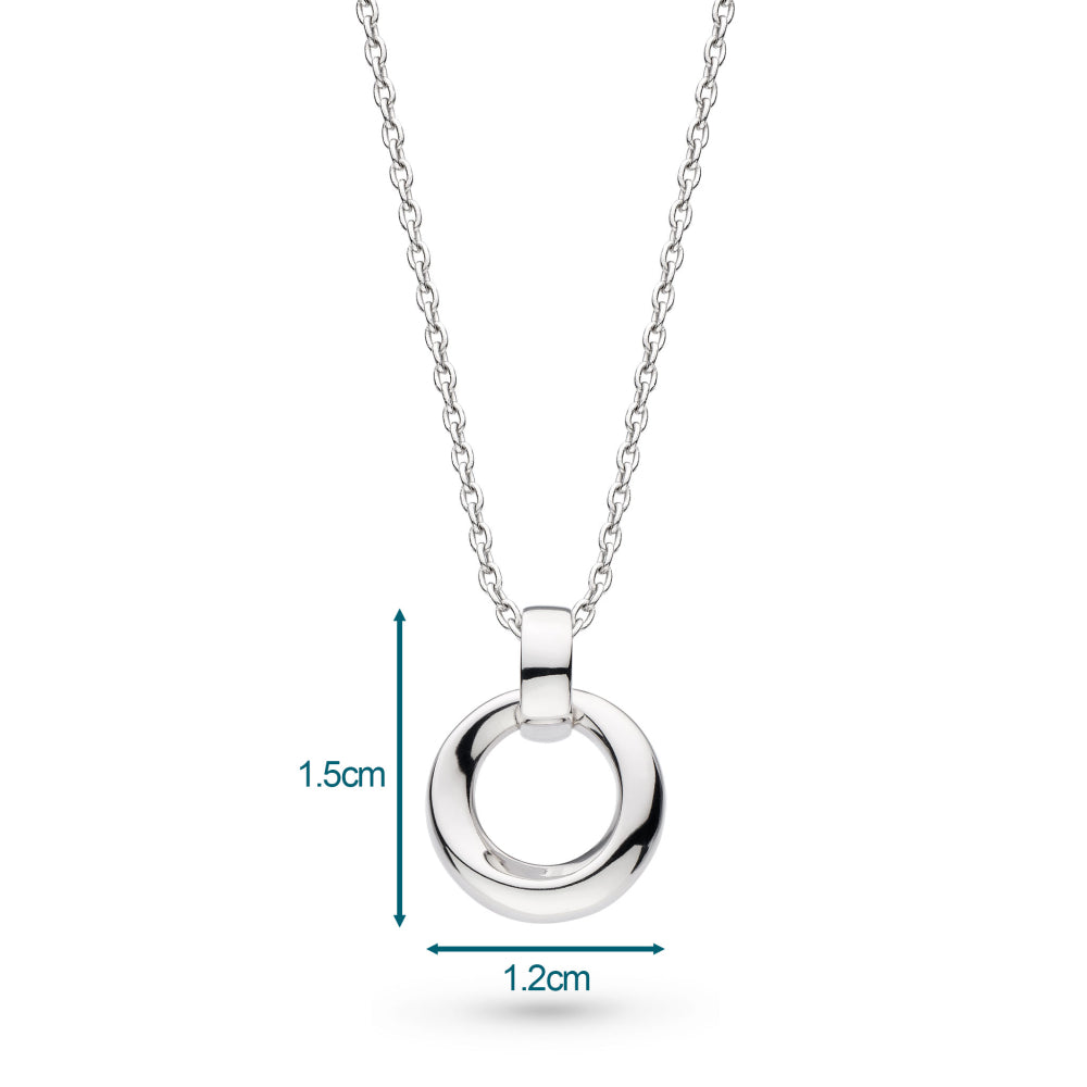 Kit Heath - Bevel Cirque Necklace - Silver
