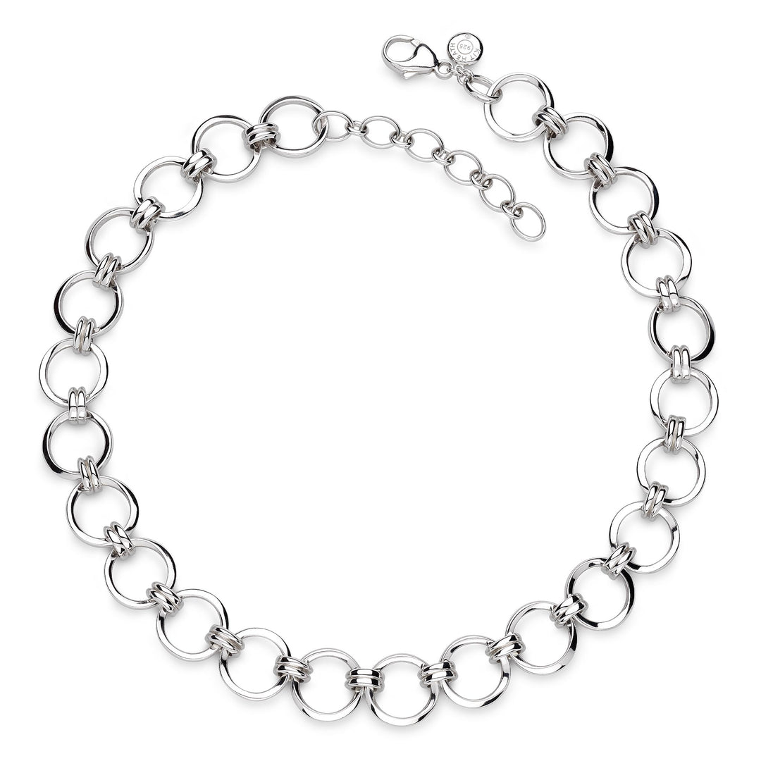 Kit Heath - Bevel Unity Statement Necklace - Silver