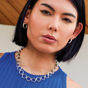 Kit Heath - Bevel Unity Statement Necklace - Silver