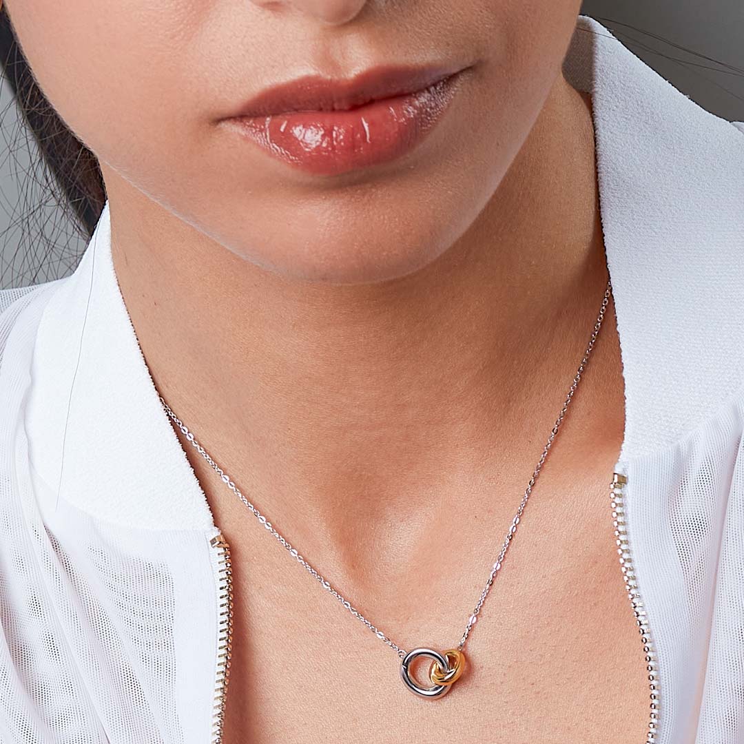 Kit Heath - Bevel Cirque Link Golden Necklet - Gold