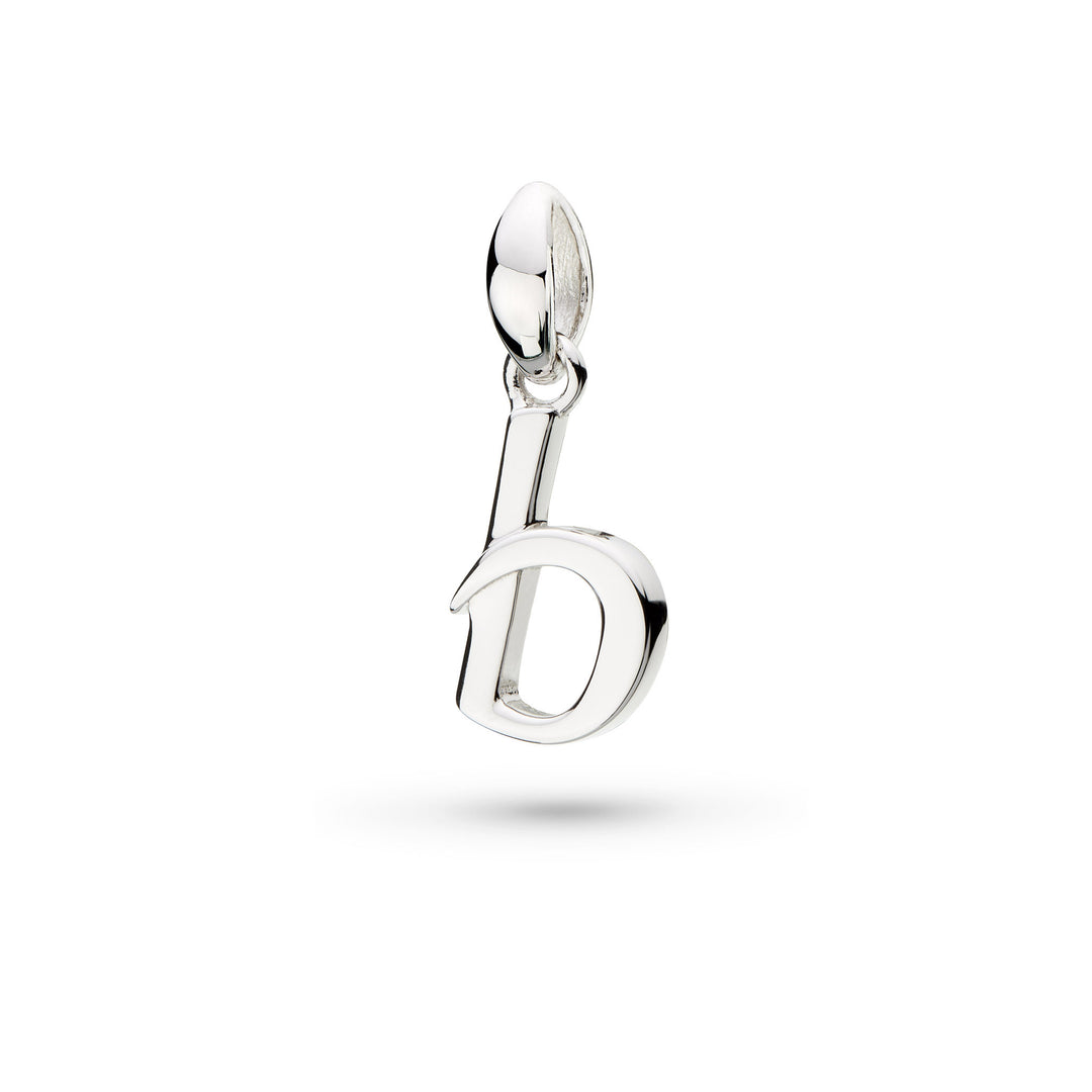 Kit Heath - Signature Skript Lowercase b Initial Pendant - Silver
