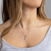 Kit Heath - Signature Skript Lowercase g Initial Pendant - Silver