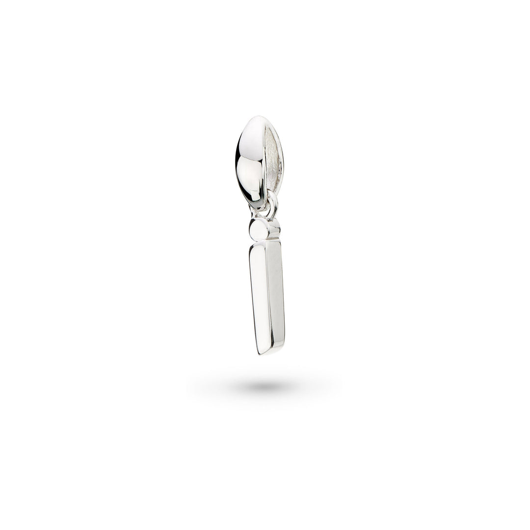 Kit Heath - Signature Skript Lowercase i Initial Pendant - Silver