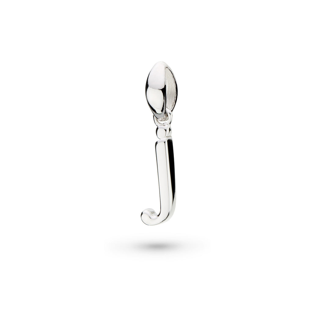 Kit Heath - Signature Skript Lowercase j Initial Pendant - Silver