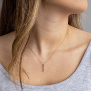 Kit Heath - Signature Skript Lowercase j Initial Pendant - Silver