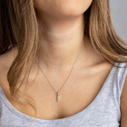 Kit Heath - Signature Skript Lowercase l Initial Pendant - Silver