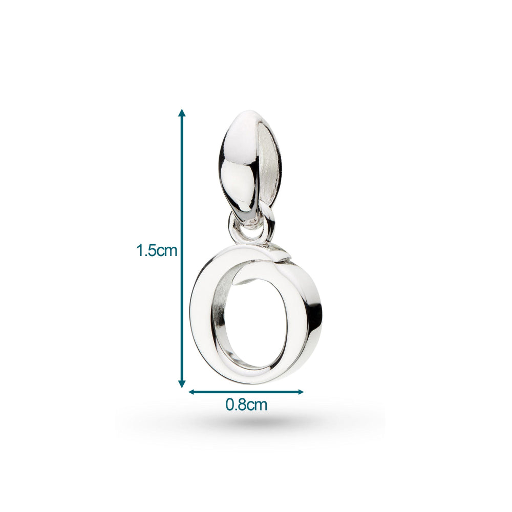 Kit Heath - Signature Skript Lowercase o Initial Pendant - Silver