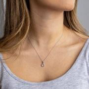 Kit Heath - Signature Skript Lowercase o Initial Pendant - Silver