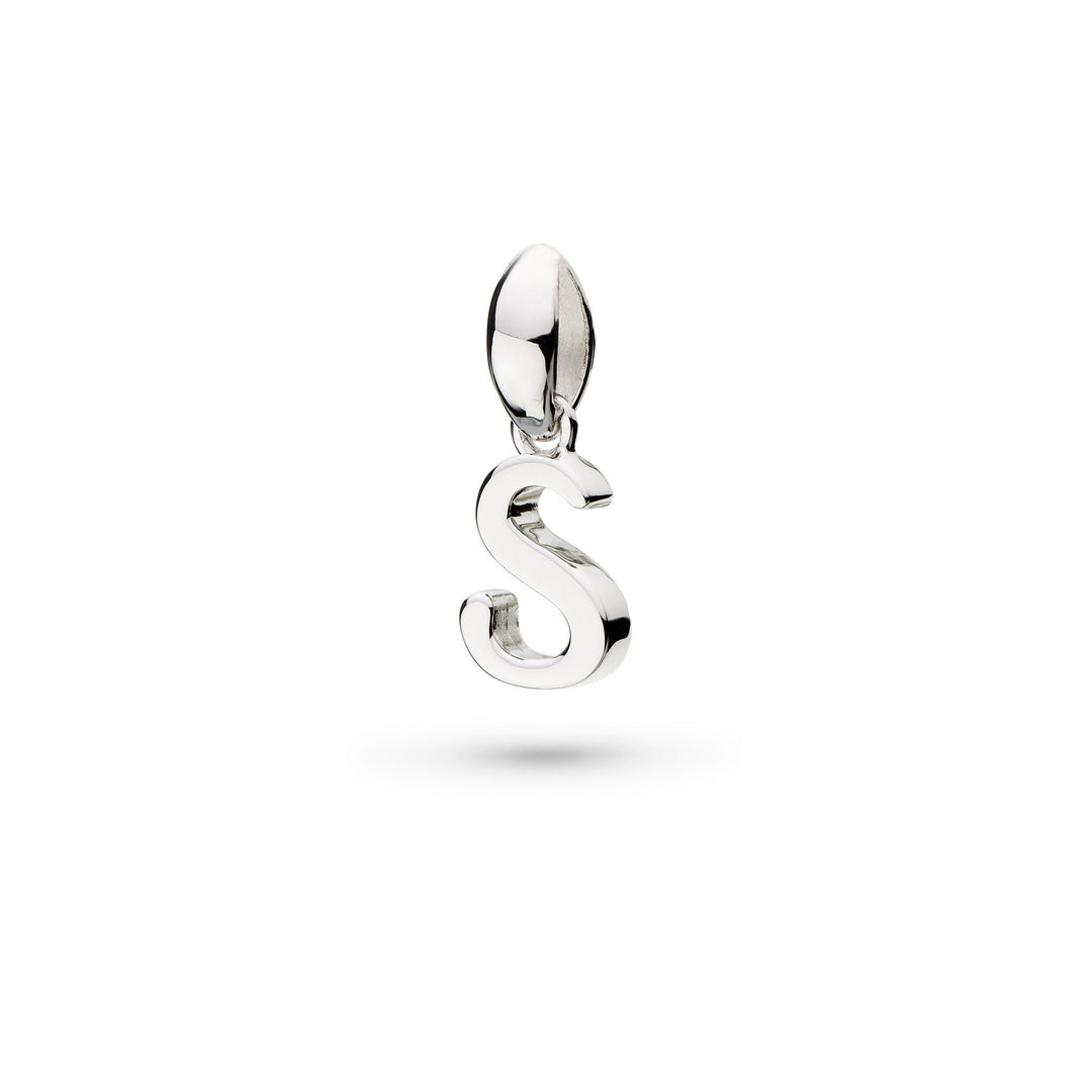 Kit Heath - Signature Skript Lowercase s Initial Pendant - Silver