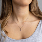Kit Heath - Signature Skript Lowercase s Initial Pendant - Silver