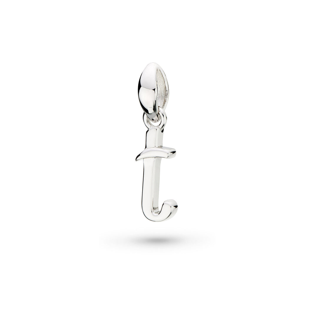 Kit Heath - Signature Skript Lowercase t Initial Pendant - Silver