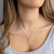 Kit Heath - Signature Skript Lowercase t Initial Pendant - Silver