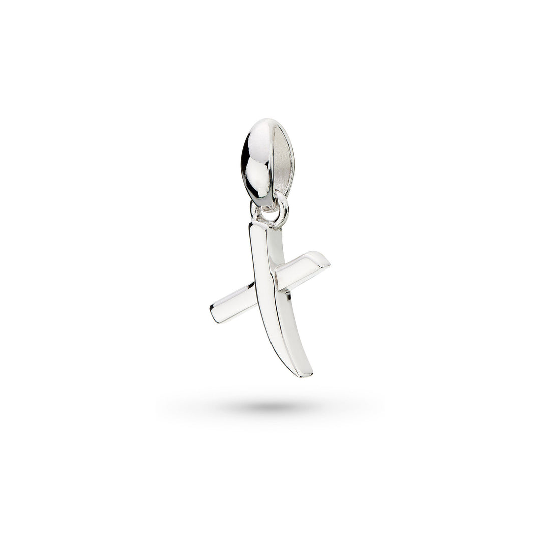 Kit Heath - Signature Skript Lowercase x Initial Pendant - Silver