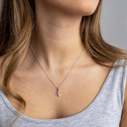 Kit Heath - Signature Skript Lowercase x Initial Pendant - Silver