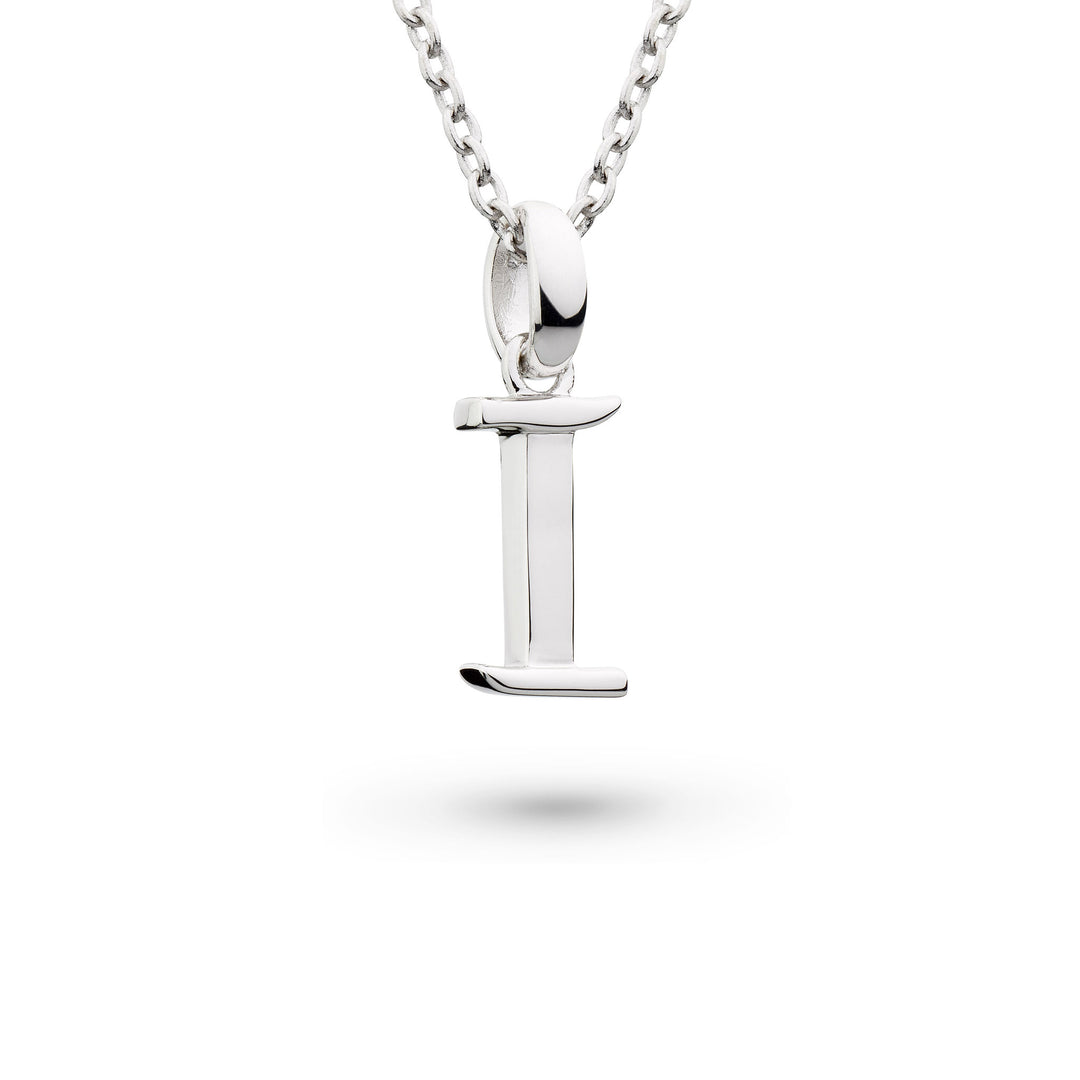 Kit Heath - Signature Skript Capital I Initial Necklace - Silver