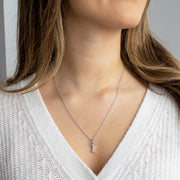 Kit Heath - Signature Skript Capital I Initial Necklace - Silver
