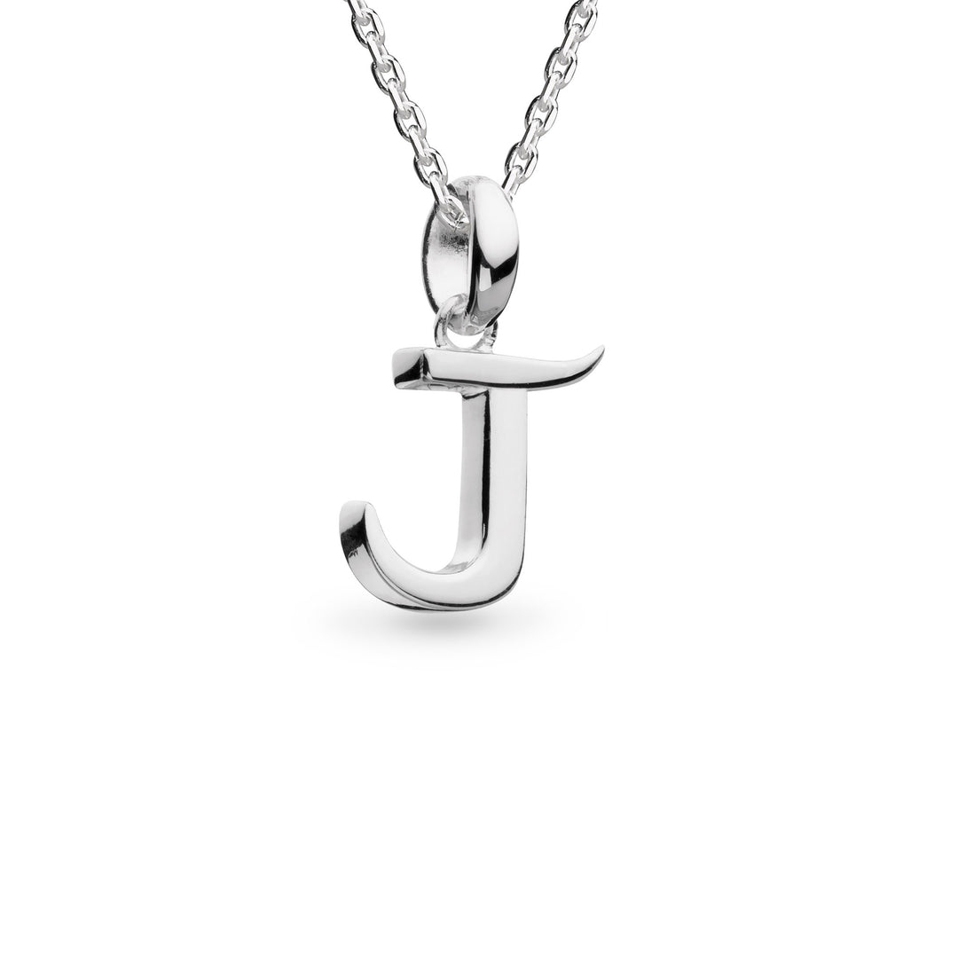 Kit Heath - Signature Skript Capital J Initial Necklace - Silver