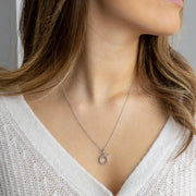 Kit Heath - Signature Skript Capital O Initial Necklace - Silver